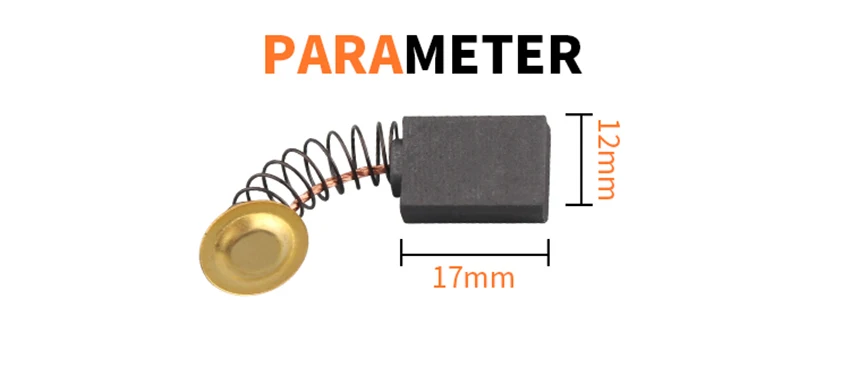 1 пара 405/5016 Электрическая цепная пила Угольная щетка 16 дюймов бензопила универсальная Угольная щетка 17*12 мм аксессуары для ручного инструмента