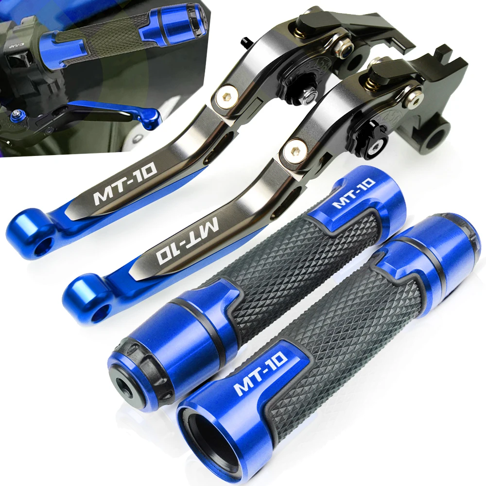 

For Yamaha MT-10 2016 2017 2018 2016-2018 mt10 MT10 LOGO Motorcycle Brake Handle CNC Adjustable Brake Clutch Lever Handbar Ends