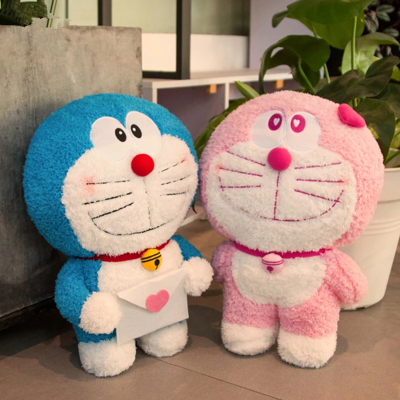 Прекрасный Doraemon Плюшевые игрушки милый Кот кукла чучела Doraemon животные японского аниме персонажа Подушка подарок на день рождения для детей