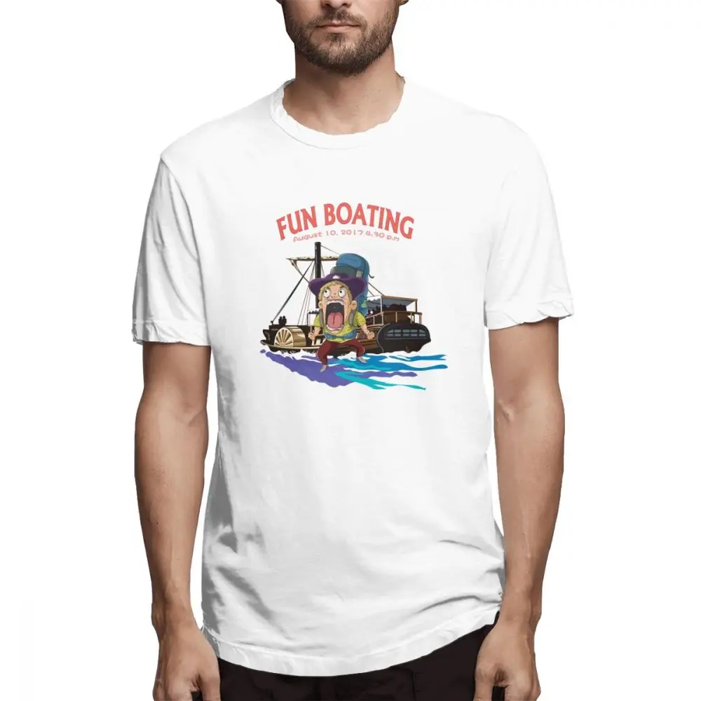 

2019 funny tee cute t shirts I'd Rather Be Motor Boating Funny men short sleeves cotton tops cool t shirt summer Men's T-shirt
