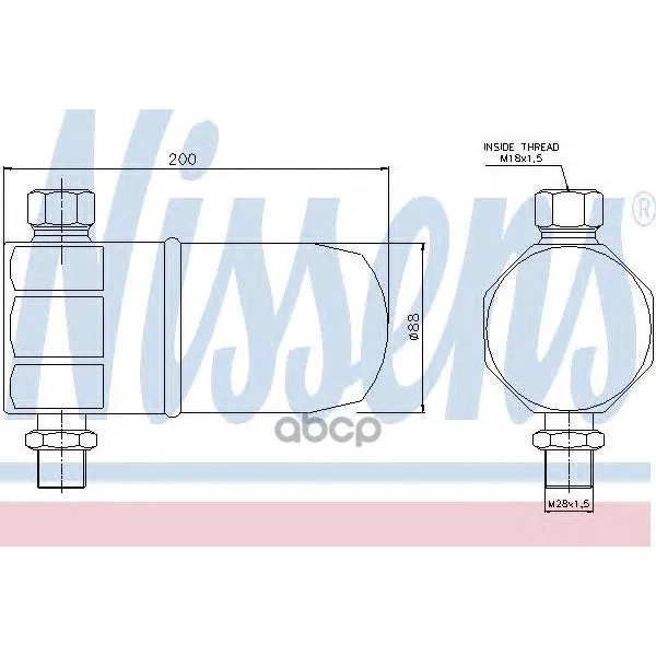 Осушитель Кондиционера Nissens 95324 Nissens арт. 95324