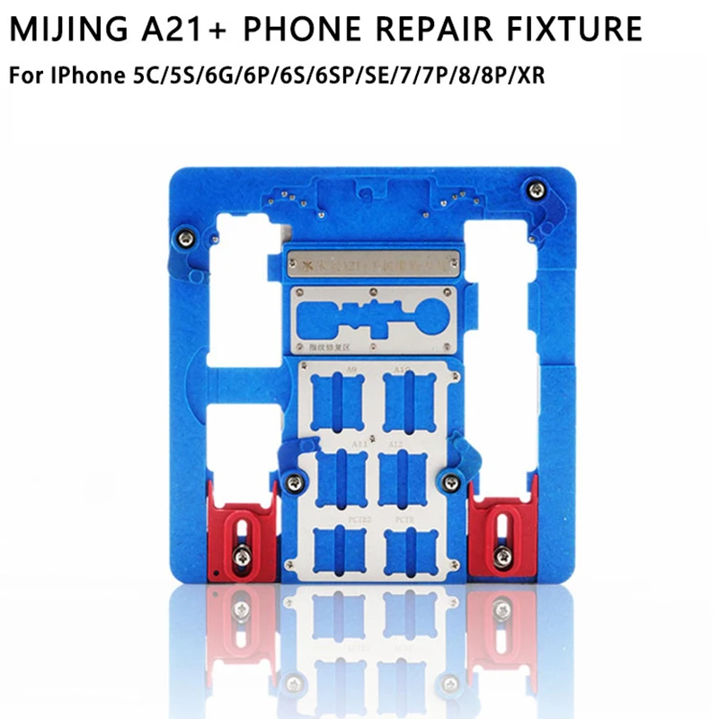12 в 1 A22+ Зажимы для логической платы для iPhone 5C 5S 6G 6S 6P 6SP SE 7G 7P 8G 8P XR держатель плат Fix форма для ремонта BGA инструмент для ремонта