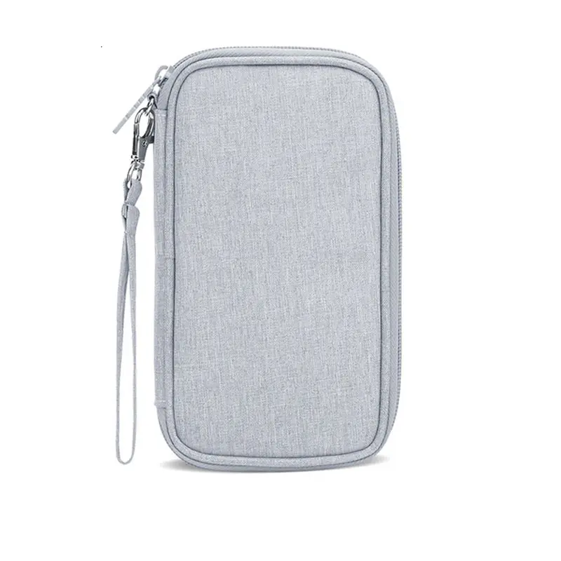 Портативный электронный продукт аксессуар для путешествий сумка электронный органайзер кабели путешествия мини электронный цифровой чехол - Цвет: Grey
