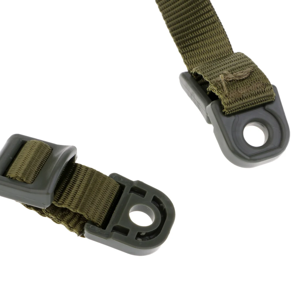 4 Points Helmet Chin Strap w/ Screws & Nuts for Fast ACH MICH Helmet, H-Nape Pad Harness