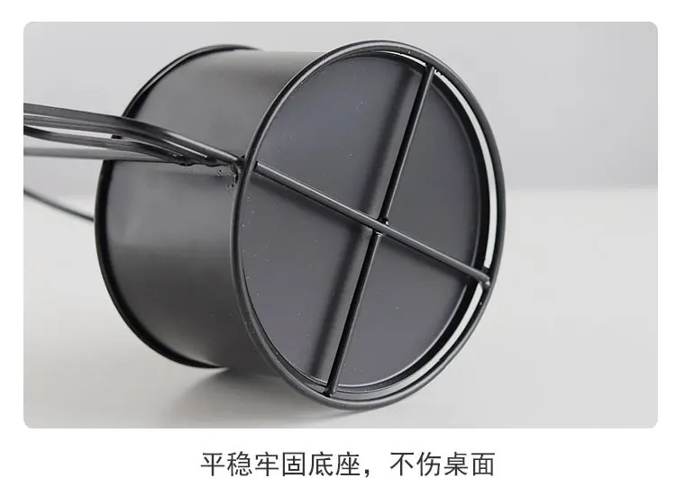 Ins Nordic iron flower pot flower shop creative portable wrought iron flower bucket