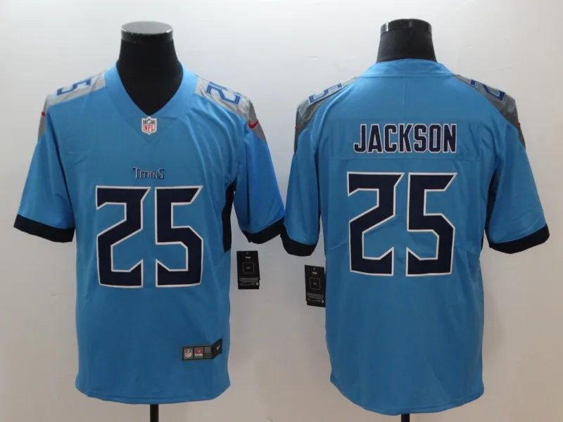 AS PICTURE Сшитые мужские футбольные майки из Теннесси Маркус Кевин байард Деррик Генрих адореэ Джексон - Цвет: AS PICTURE