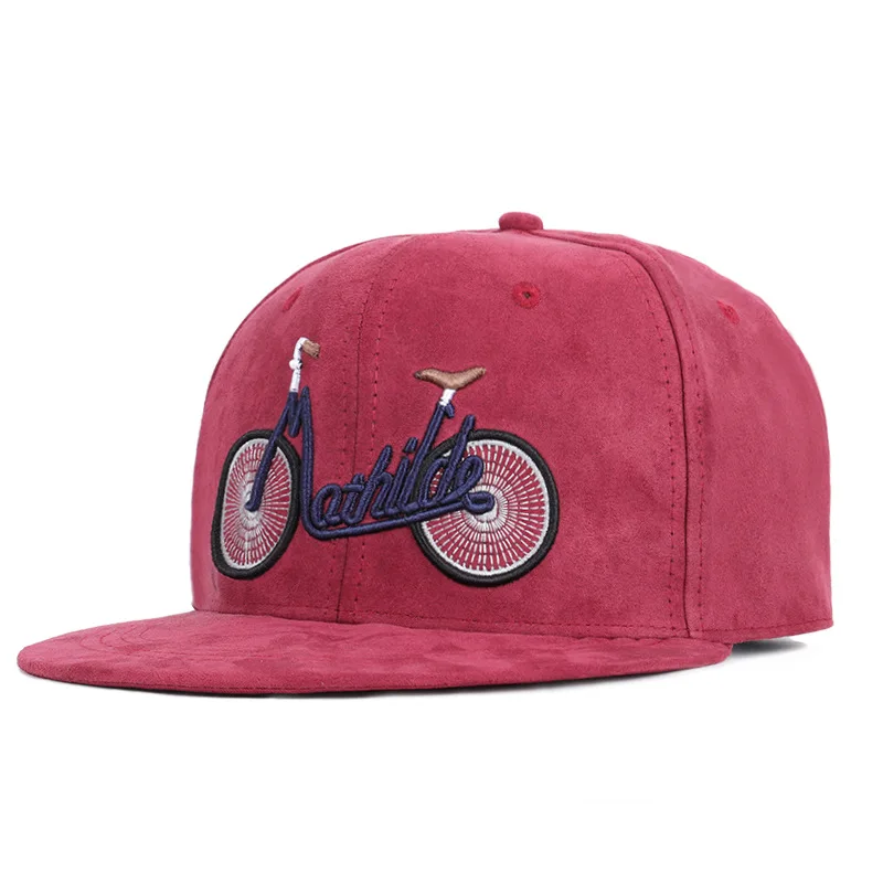 

Go Dad Hat Spring And Autumn 2009 New Suede Hat Korean Version Fashion Bicycle Embroidery Hip-hop Couple Flat-brimmed