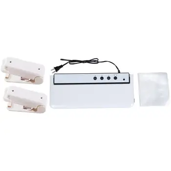 

1 Set Vacuum Sealer Food Saver, Automatic Vacuum US Plug & 2Pcs Mini Heat Sealing Machine Impulse Sealer