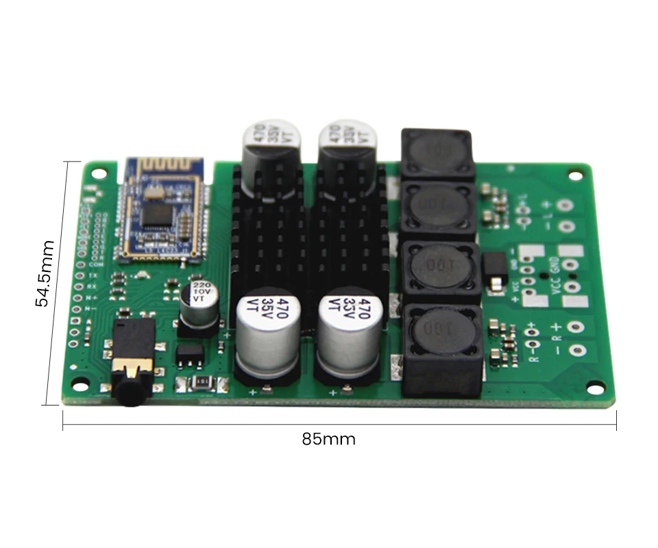 AIYIMA TPA3116 Bluetooth 5,0 100 Вт+ 100 Вт стерео усилитель мощности плата поддерживает AUX аудио вход для домашнего аудиотеатра DIY