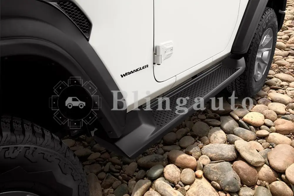 Подходит для Jeep Wrangler JL 2 двери 2D 2 шт. Левая Правая Беговая доска боковые шаги nerf бар Автомобильная педаль боковые лестницы