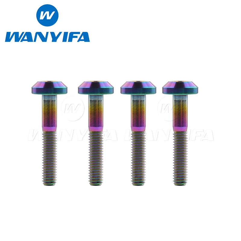 M8X40 rainbow M8x15 20 25 30 35 40 мм Титан/Ti двигатель тормозной ротор болт мотоцикл винт M8 для KAWASAKI велосипедные болты - Цвет: M8X40 rainbow