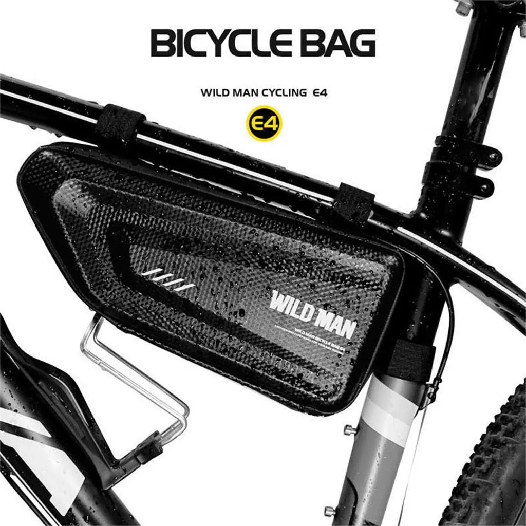 

WILD MAN Mountain Bike Bag Rainproof Road Bicycle Frame Bag Cycling Accessories