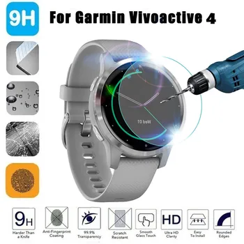

1PC /3PCS Full Cover Film Tempered Glass Screen Protector for Garmin Vivoactive 4 for Garmin Vivoactive 4S Covers Films
