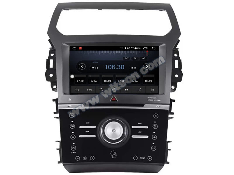 Excellent WITSON S300 Android 9.0 CAR DVD for Manual AIR FORD EXPLORER 8 Octa Core 4GB RAM 32GB flash GPS+GLONASS+WIFI/4G+DSP+DAB+OBD+TPMS 3