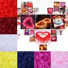 100 шт./упак. 5*5 см искусственные цветы для свадьбы моделирование Роза брак лепестки украшения комнаты роза цветок свадебные аксессуары