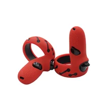 Controlador de pele para oculus rift s controlador capa de silicone conjunto de pele para oculus quest baixo perfil protetor caso aperto acessório