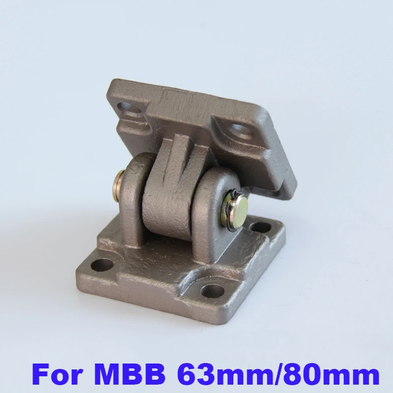 

MBB air cylinder mounting bracket Single/Double clevis pneumatic part base MB-C06/08 MB-D06/08 for MBB bore 63mm/80mm
