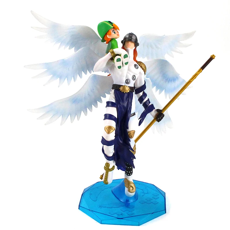 Аниме Digimon Приключения Angemon Angewomon фигурка Такаши Ягами Хикари ПВХ модель игрушки
