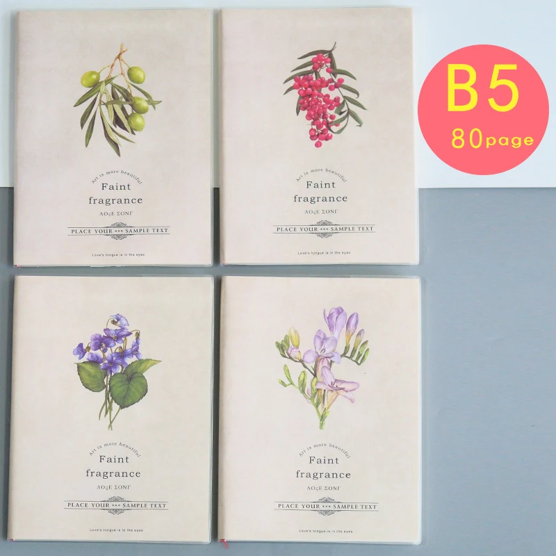 I ROWBOE симпатичные канцелярские принадлежности Kawaii блокнот канцелярская книга небольшой свежий обучения офис утолщение корейский простой блокнот - Цвет: I