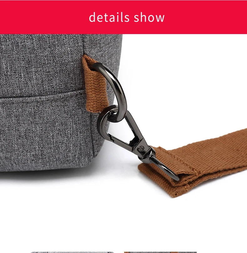 CoolBell New Men's Diagonal Package Bag Crossbody For Tablet 10.1" tablet Case For Ipad 9.7" Chest Pack Shoulder Messenger Bag