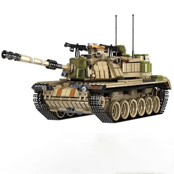 

Fashion 1046pcs Model Tanks Figure block Military Tank Building Blocks Compatible bricks toys for kids birthday gift