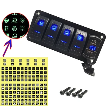 

Rocker Breaker 12V-24V Plastic Replacement Interior Control Car ON-OFF