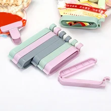 

Set Of 12 Plastic Food Kitchen Food Snack Storage Bag Sealing Clips Sealer Clamp 3 Sizes Open Close Safely Prevent Overflow