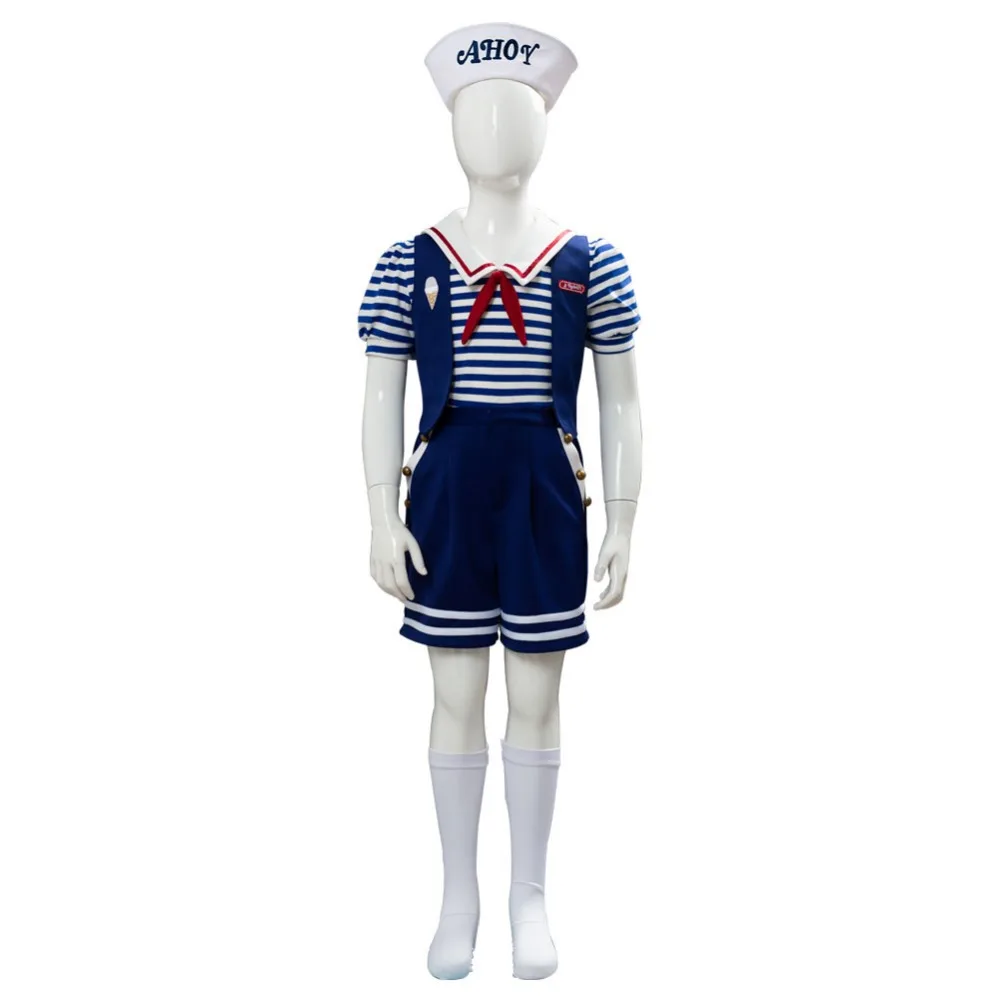 Очень странные дела 3 Косплэй совки Ahoy костюм Робина моряцкий костюм для мальчиков детская одежда версия, карнавальные костюмы на Хэллоуин