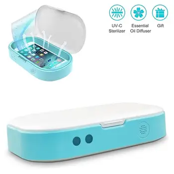 

5 Minutes UV Sterilizer Box Jewelry Phone makeup brush Watch Mask Sterilizer Cleaner Personal Sanitizer Disinfector Box