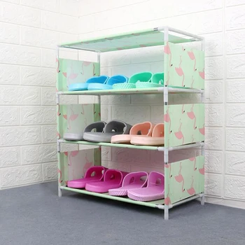 

Detachable Dustproof Nonwoven Fabric Shoe Cabinet Multilayer Shoe Rack Home Standing Space-saving Stand Holder Shoes Organizer