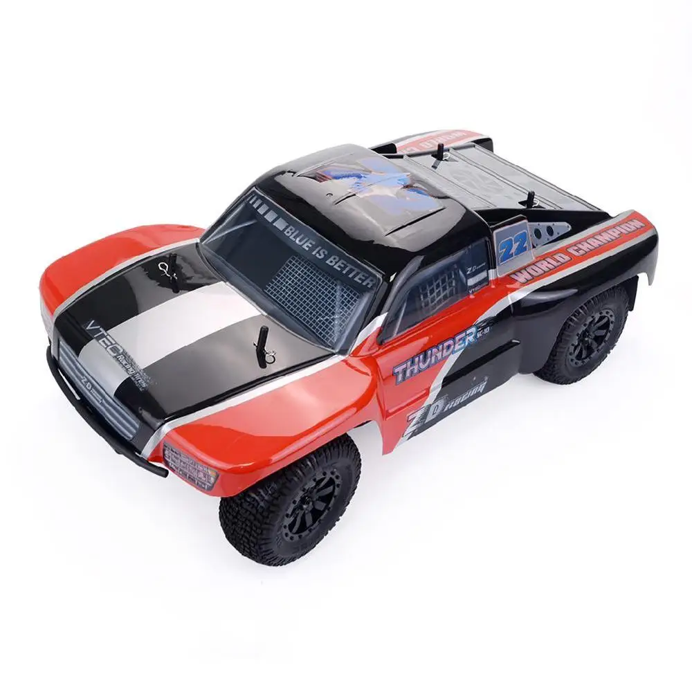 ZD Racing THUNDER SC-10 1/10 4WD бесщеточный пульт дистанционного управления внедорожником - Цвет: Черный