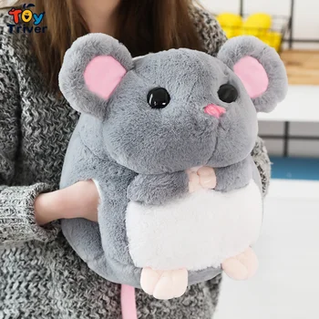 

Kawaii Mouse Rat Plush Toy Triver Portable Blanket Doll Hands Warmer Kids Children Boy Girl Travel Rug Office Nap Carpet Gift