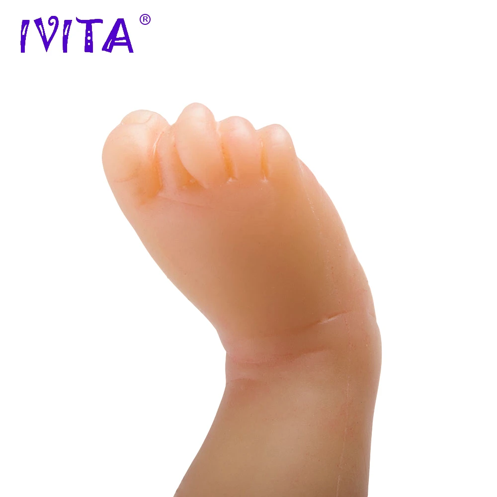 IVITA WG1523 48 см 3800 г высокое качество реалистичные силиконовые куклы для