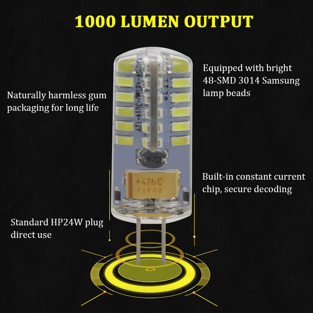 Ошибок G4 Hp24w СИД drl Габаритные огни для Citroen c5 peugeot 3008 DRL дневного света ходовые