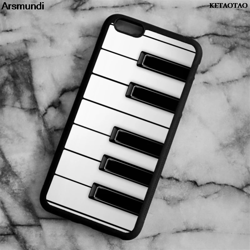KETAOTAO Customized Piano Keys Musical Phone Cases for iPhone 4S 5C 5S 6 6S 7 8 Plus X Case Soft TPU Rubber Silicone |