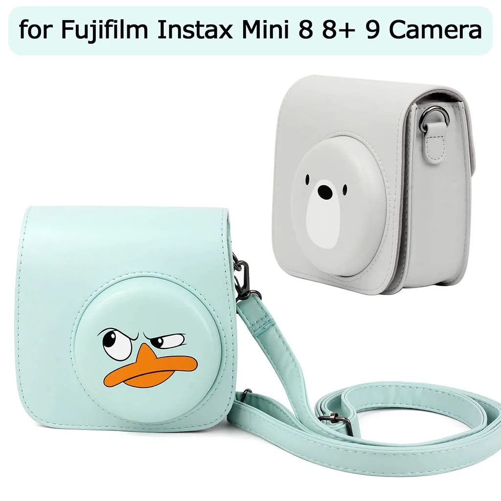 Ouhaobin чехол-сумка для камеры Fujifilm Instax Mini 8 8+ 9 милая сумка для камеры из искусственной кожи защитный чехол с плечевым ремнем