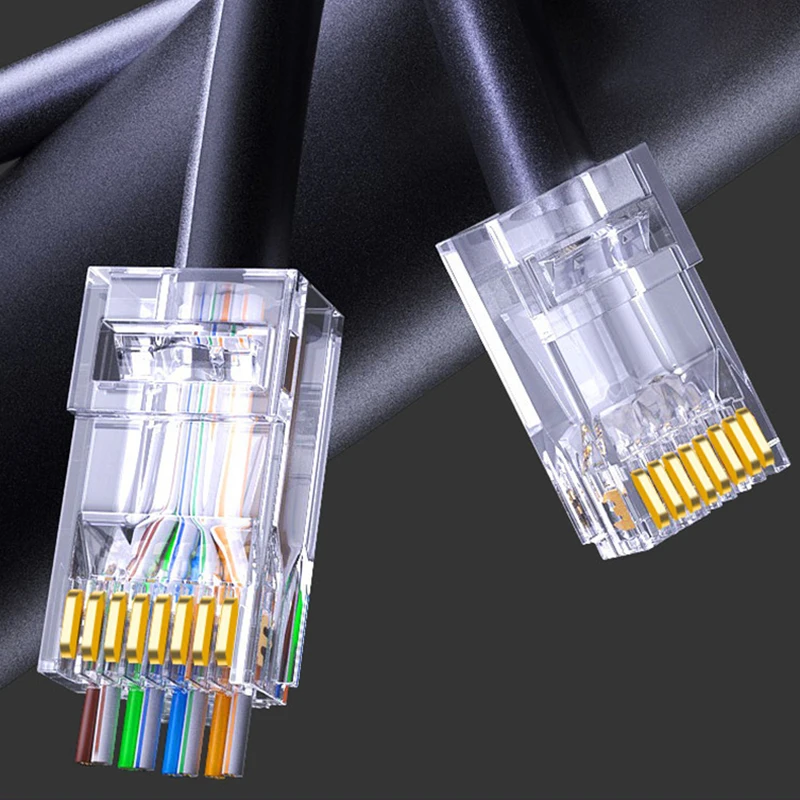 Коннектор CNCOB RJ45 для сетевых вилок UTP стандартная Кабельная линия 24awg 26awg апертура