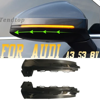 

Suitable for Audi A3 S3 8V 2013 2014 2015 2016 2017 LED Dynamic Turn Signal Blinker Sequential Side Mirror Indicator Light