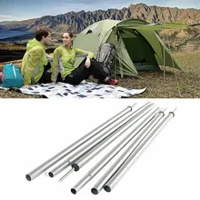 

2Pcs/Set Tent Support PoleUniversal Iron Adjustable Outdoor Camping Tarp Telescoping Tent Poles Outdoor Shade Tent Pole