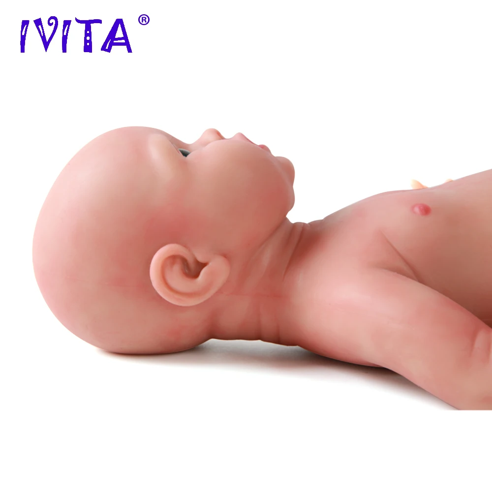IVITA WG2014 46 см (18 дюймов) 3 93 кг силиконовый чехол для всего тела милые глаза открытые