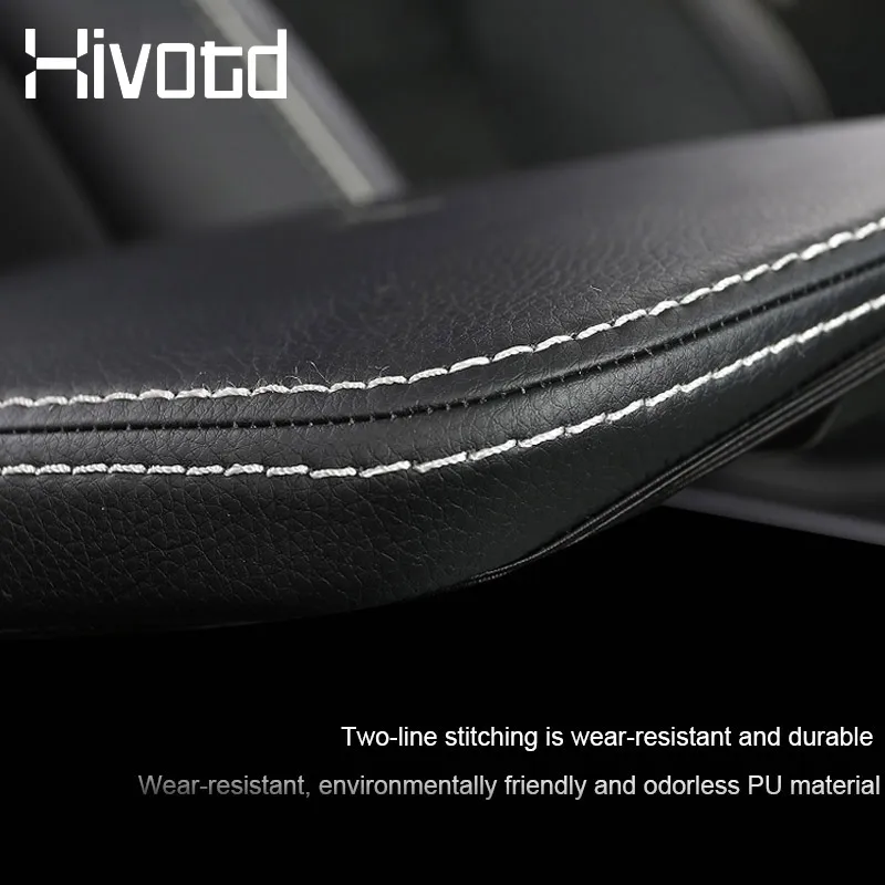 PU 자동차 보관함 콘솔 커버 센터 팔걸이 쿠션 트림 인테리어 장식 스타일링 액세서리 volvo xc60 2019 2020