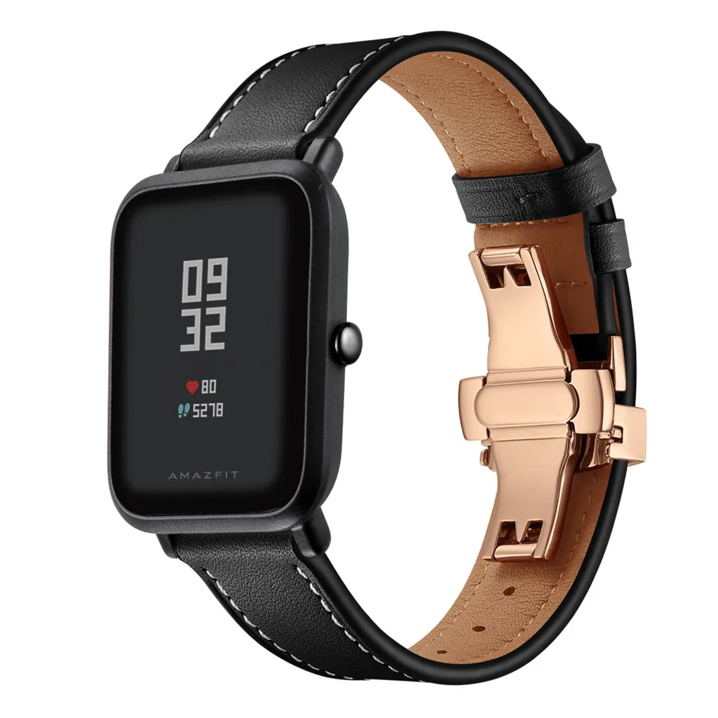 Для samsung galaxy watch QuickRelease мягкий Премиум кожаный ремешок сменный ремешок для Huami Amazfit Bip для amazfit bip ремешок