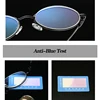 Retro Anti-Blue Light Reading Glasses Oval Design Half Frame Hyperopia Eyeglasses Round Glasses Men Women Flexible Frame +3.5+4 5