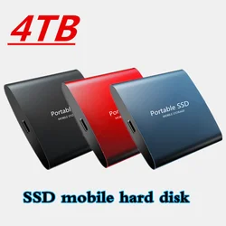 Disque dur externe SSD, capacité de 8 to, 4 to, 2 to, TYPE C, Original, haute vitesse, pour ordinateur portable, ordinateur de bureau 