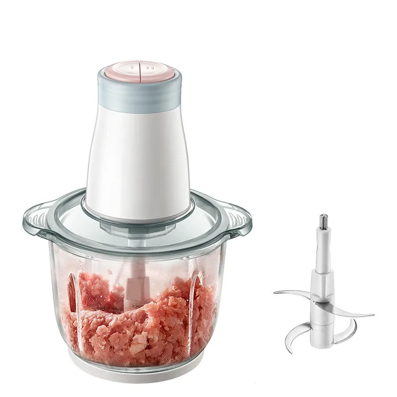 

Household Meat Grinder 2L Large Capacity Electric Quickly Meat Vegetables Chopper Grinder