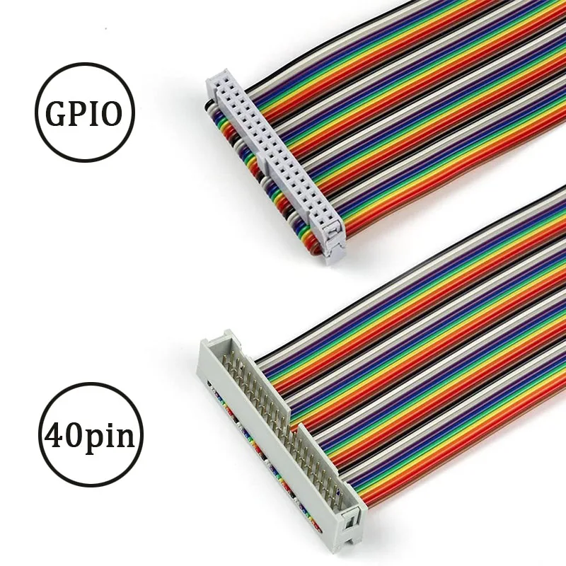 Кабель для дисплея Raspberry pi 40-контактный штекер-гнездо кабель GPIO Pi 4B 3 2 Model B + w TFT