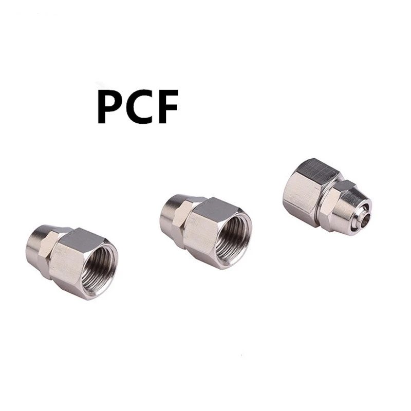 FIDALIKA Internal Thread Straight Through Copper Material Pneumatic Screw Quick Connectors Fitting Size : PCF 12 04 Gas Hose One Touch Push Into FIDALIKA Internal Thread Straight Through Copper Material Pneumatic Screw Quick Connectors Fitting Size : PCF 12 04 Gas Hose One Touch Push Into