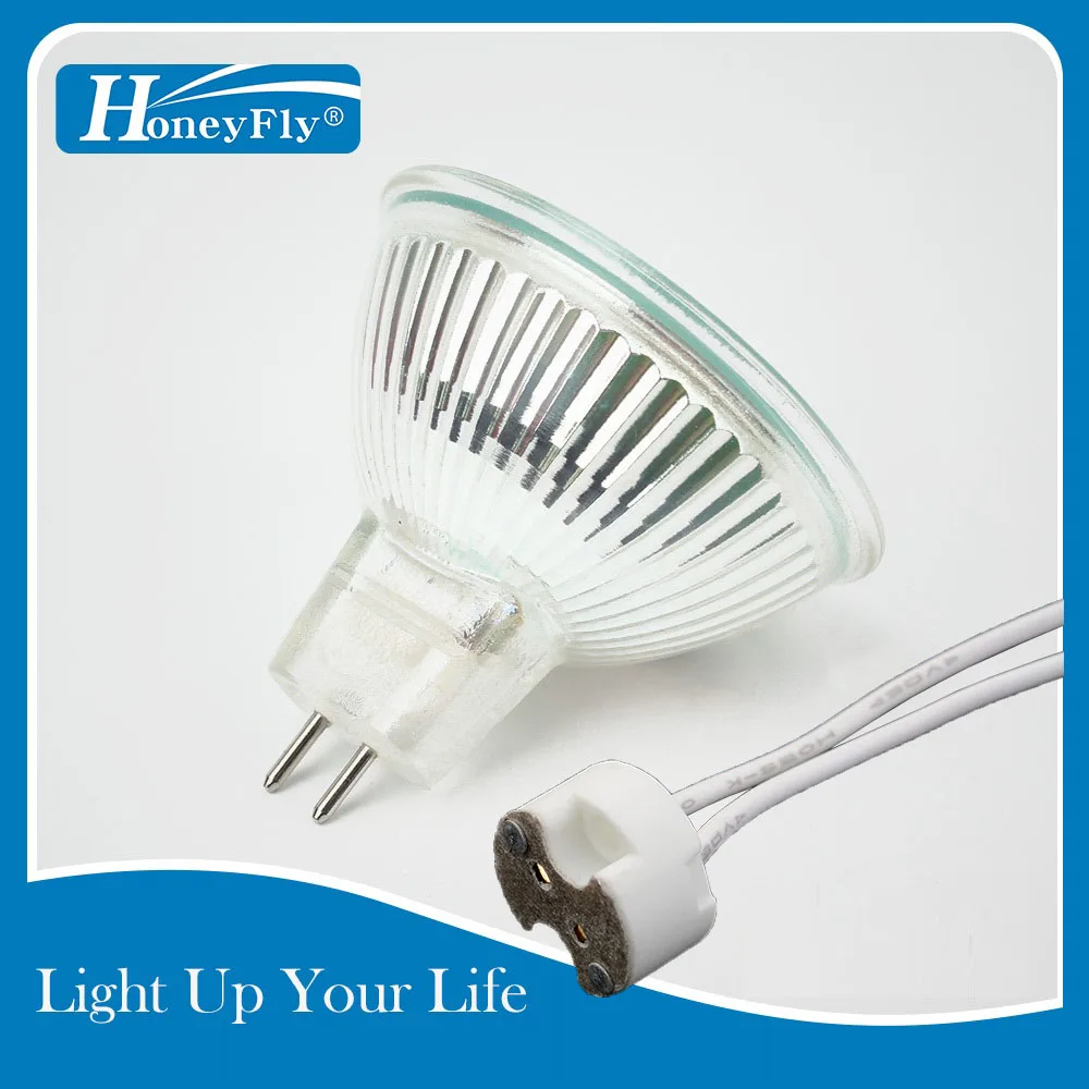 Honeyfly 5pcs Orange Flame Lamp 35w/50w 12v/220v Gu5.3 Jcdr