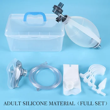 

Manual resuscitator PVC / silicone first aid ventilator oxygen machine Simple Self-help Manual Resuscitator