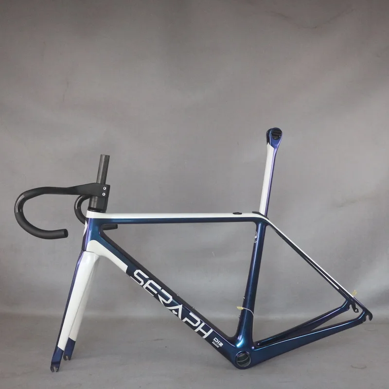 

Full Internal Cables Rounting BB86 Chameleon Paint Carbon V Brake Road Frame FM629 With Zero Offset Seatpost